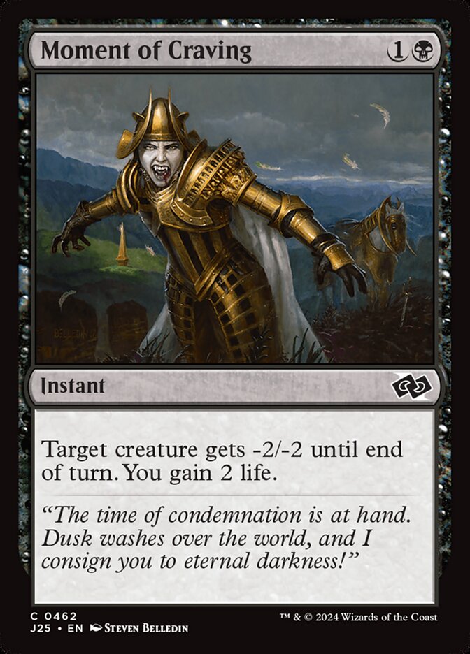 Moment of Craving J25-462 Foundations Jumpstart Magic card