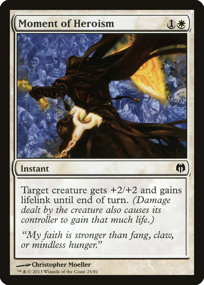 Moment of Heroism DDL-25 Duel Decks: Heroes vs. Monsters Magic card