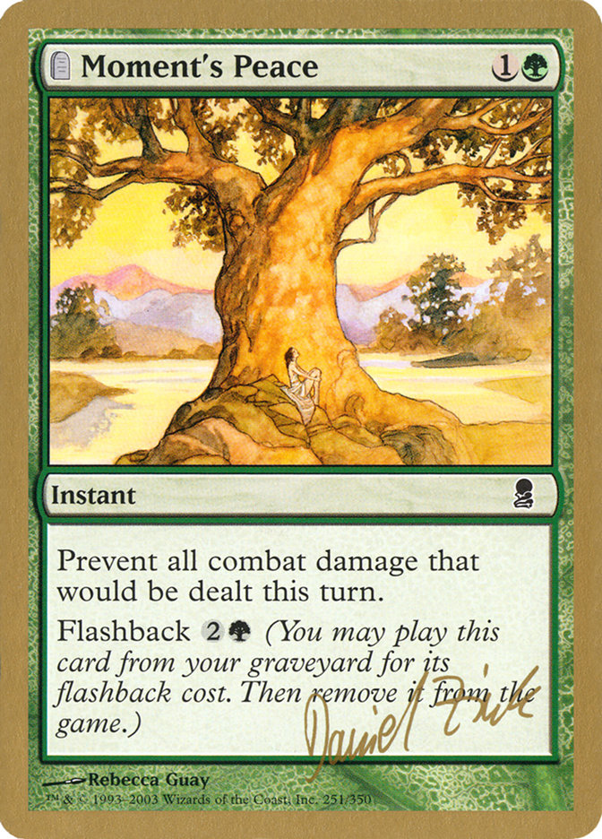 Moment's Peace WC03-DZ251 World Championship Decks 2003 Magic card