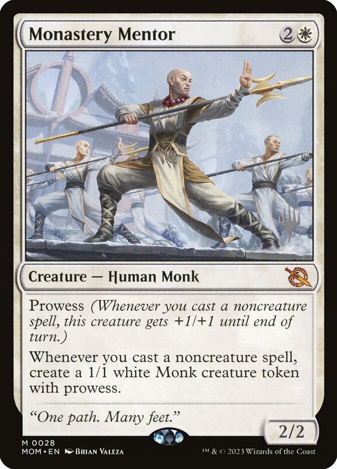 Monastery Mentor PMOM-28P March of the Machine Promos Magic card