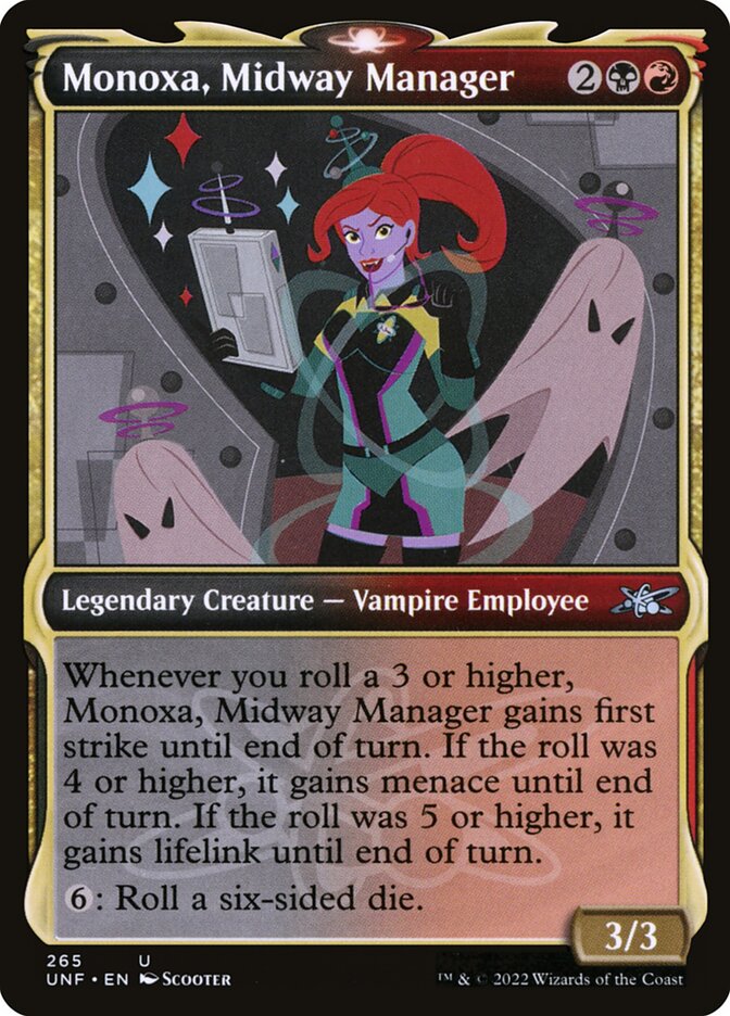 Monoxa, Midway Manager UNF-265 Unfinity Magic card