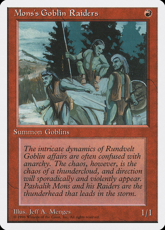 Mons's Goblin Raiders ITP-35 Introductory Two-Player Set Magic card