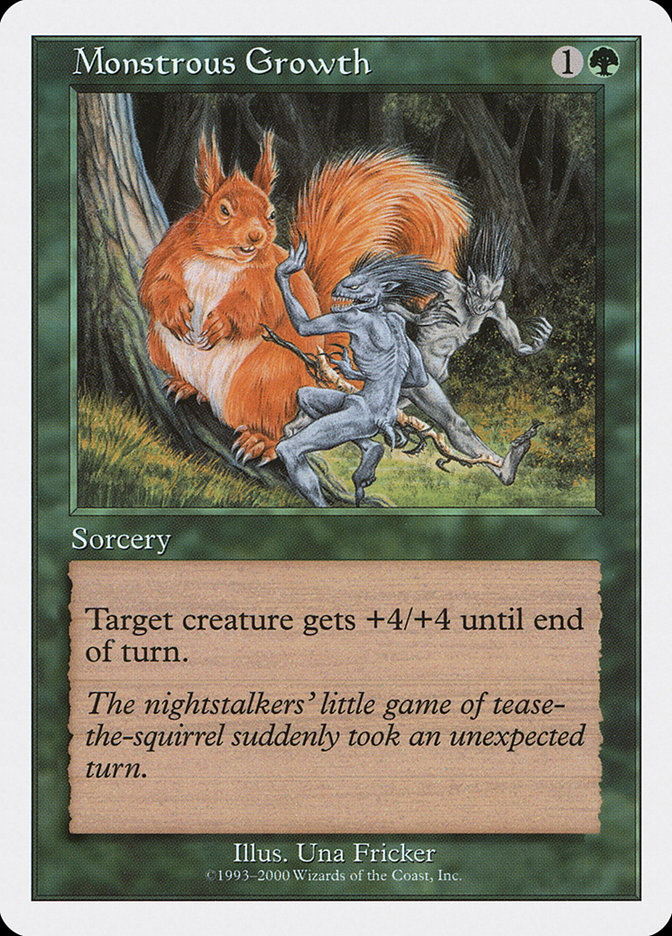 Monstrous Growth S00-41 Starter 2000 Magic card