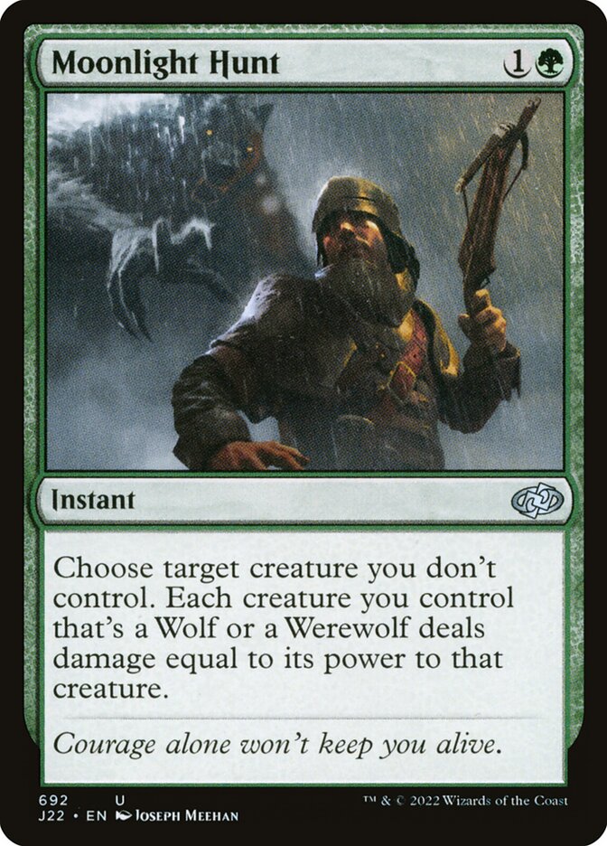 Moonlight Hunt J22-692 Jumpstart 2022 Magic card