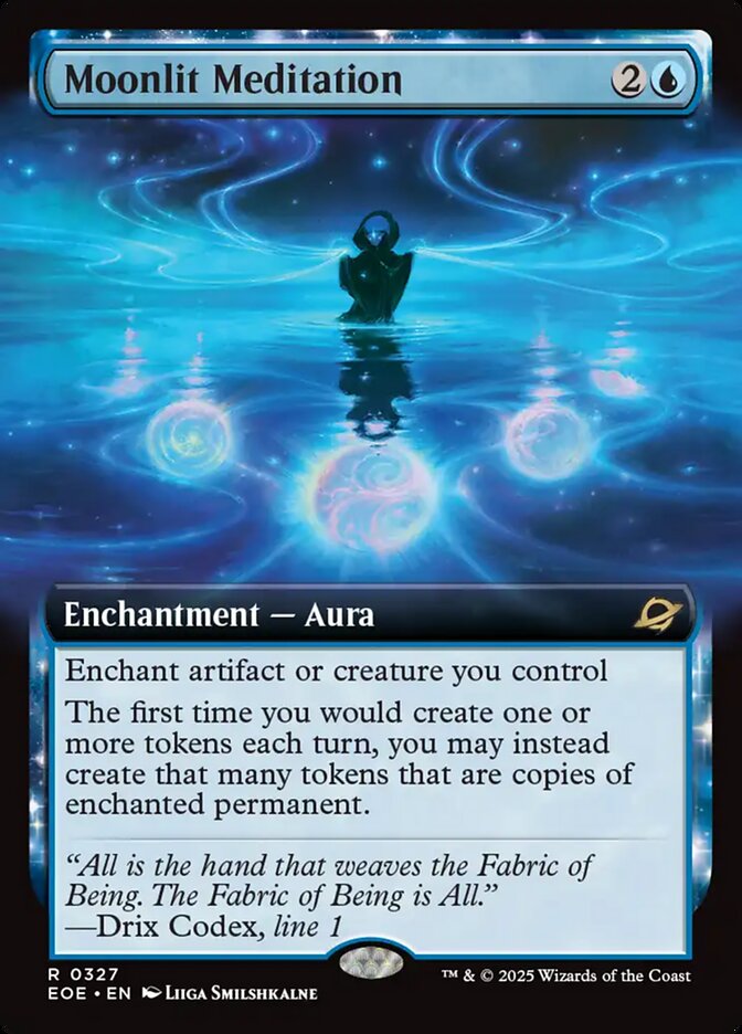 Moonlit Meditation EOE-327 Edge of Eternities Magic card