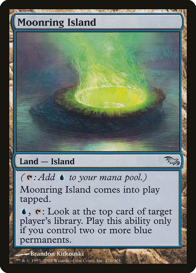 Moonring Island SHM-276 Shadowmoor Magic card