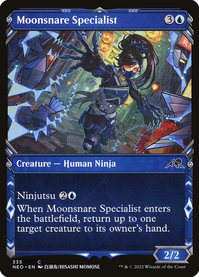 Moonsnare Specialist NEO-335 Kamigawa: Neon Dynasty Magic card