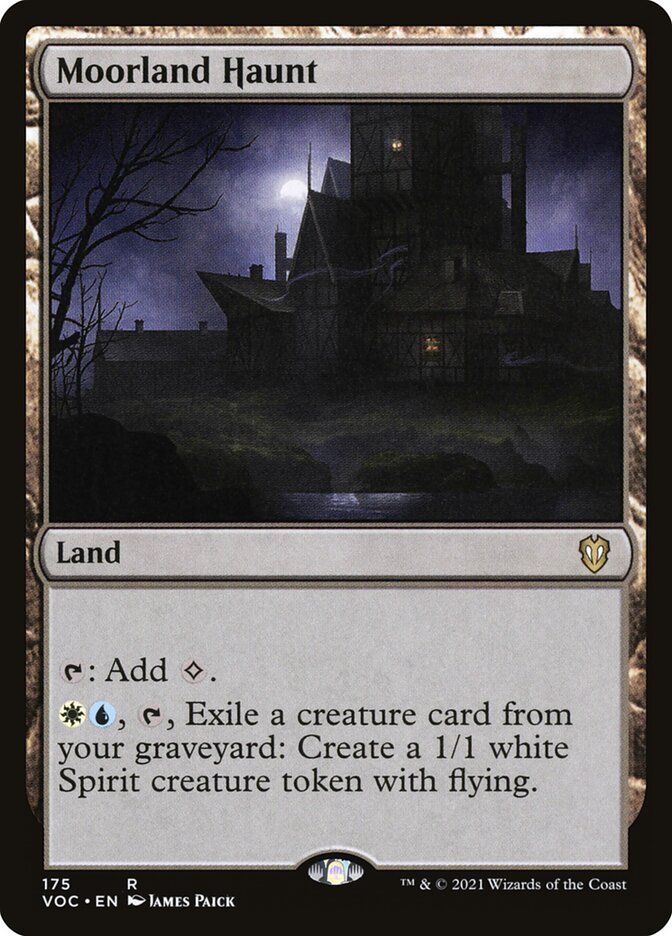 Moorland Haunt VOC-175 Crimson Vow Commander Magic card