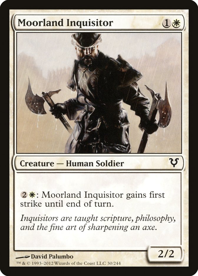 Moorland Inquisitor AVR-30 Avacyn Restored Magic card