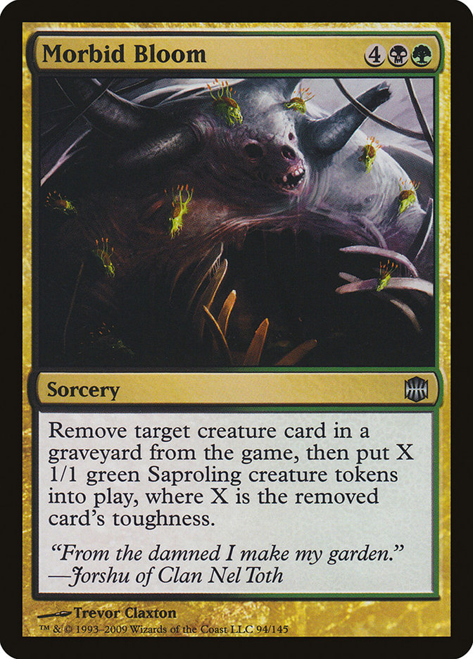 Morbid Bloom ARB-94 Alara Reborn Magic card