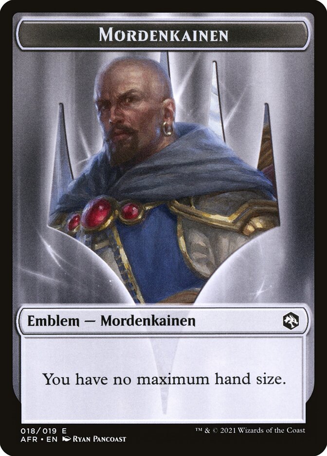 Mordenkainen Emblem TAFR-18 Adventures in the Forgotten Realms Tokens Magic card