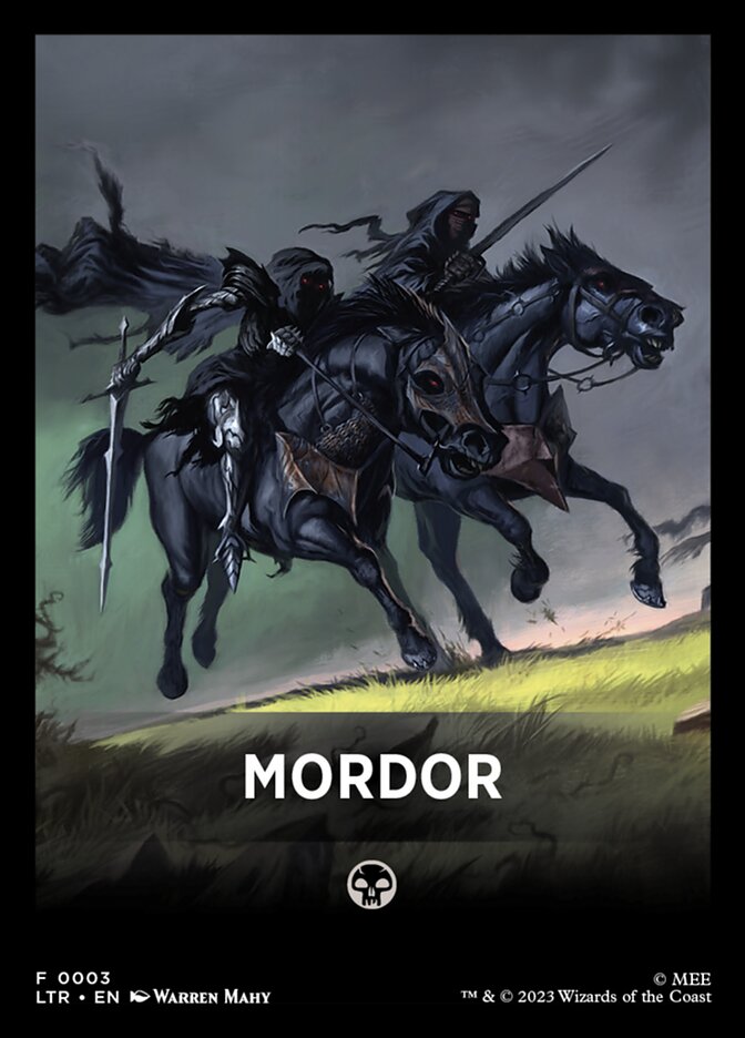 Mordor FLTR-3 Tales of Middle-earth Front Cards Magic card