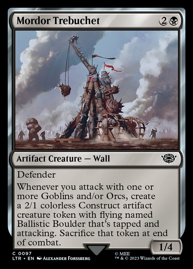 Mordor Trebuchet LTR-97 The Lord of the Rings: Tales of Middle-earth Magic card