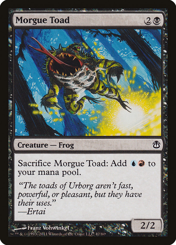 Morgue Toad DDH-47 Duel Decks: Ajani vs. Nicol Bolas Magic card