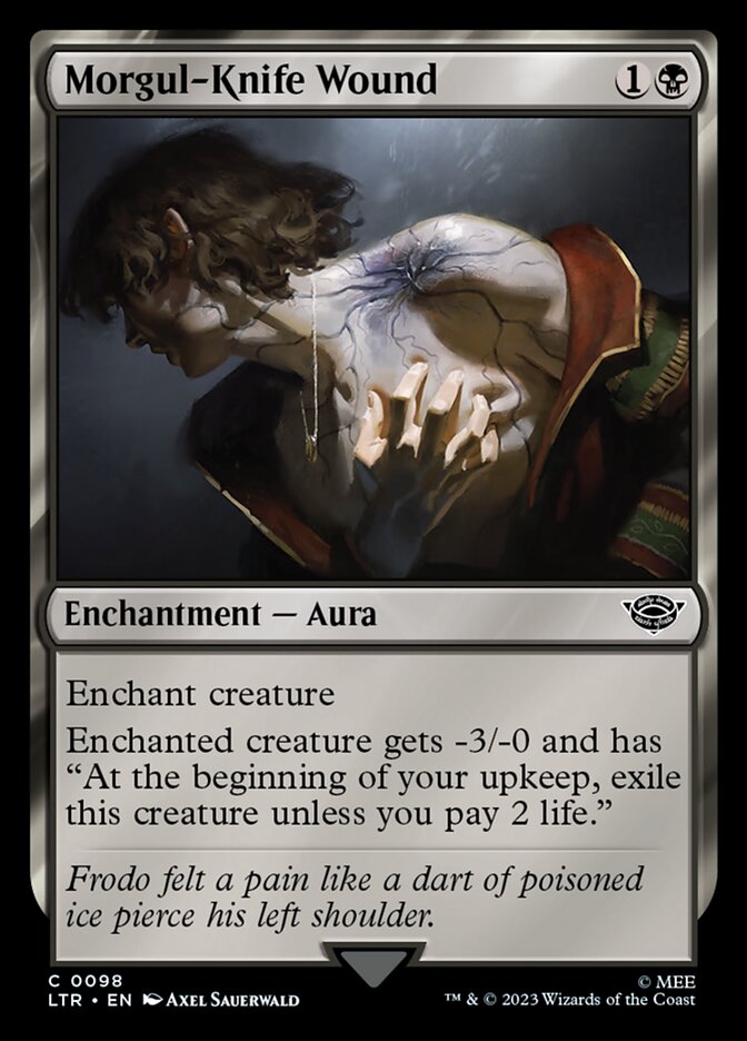 Morgul-Knife Wound LTR-98 The Lord of the Rings: Tales of Middle-earth Magic card