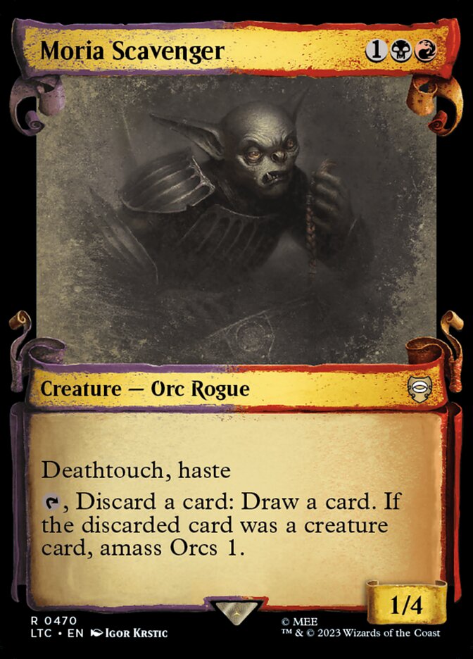 Moria Scavenger LTC-470 Tales of Middle-earth Commander Magic card