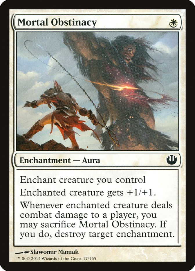 Mortal Obstinacy JOU-17 Journey into Nyx Magic card