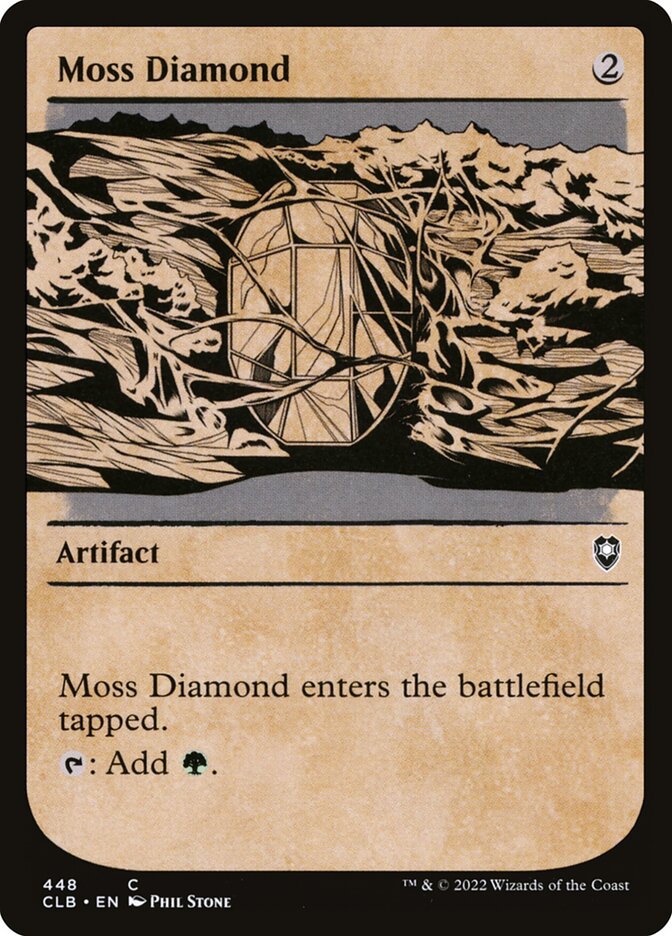 Moss Diamond CLB-448 Commander Legends: Battle for Baldur's Gate Magic card