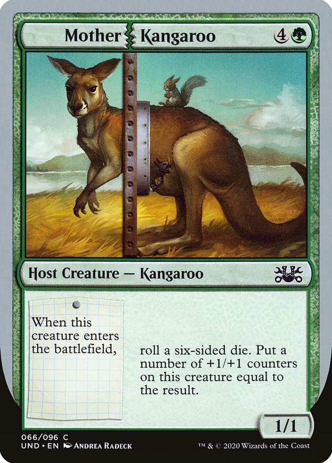 Mother Kangaroo UND-66 Unsanctioned Magic card