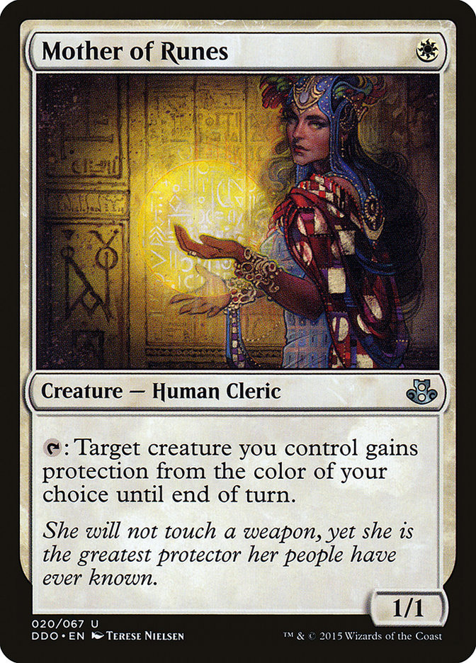 Mother of Runes DDO-20 Duel Decks: Elspeth vs. Kiora Magic card