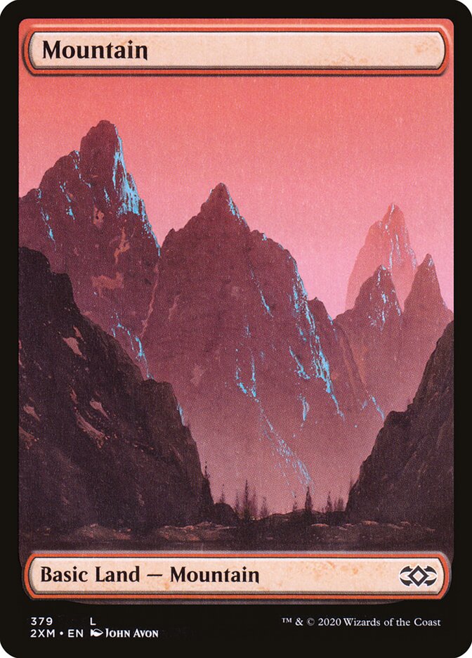 Mountain 2XM-379 Double Masters Magic card