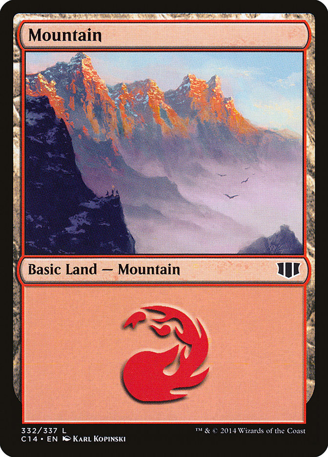 Mountain C14-332 Commander 2014 Magic card