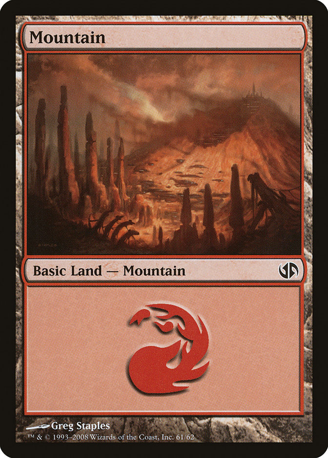 Mountain DD2-61 Duel Decks: Jace vs. Chandra Magic card