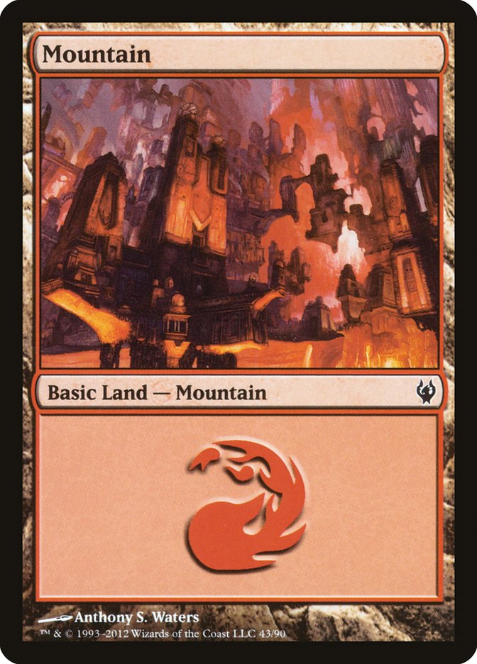 Mountain DDJ-43 Duel Decks: Izzet vs. Golgari Magic card