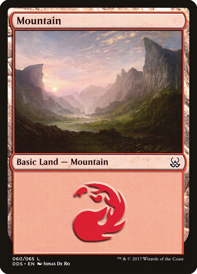 Mountain DDS-60 Duel Decks: Mind vs. Might Magic card