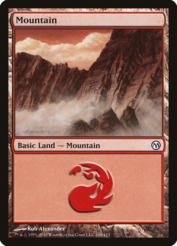Mountain DPA-106 Duels of the Planeswalkers Magic card