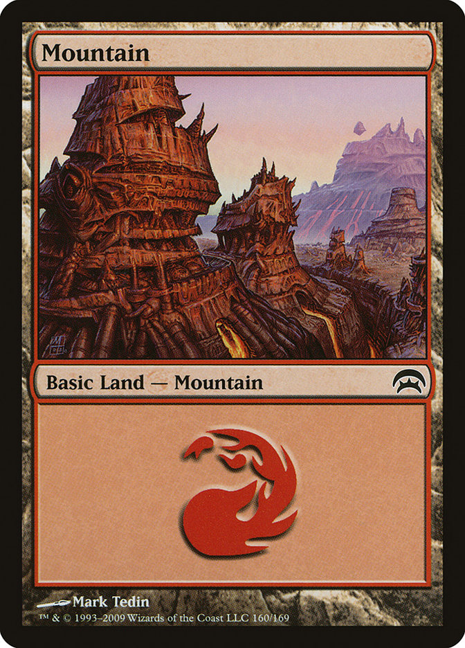 Mountain HOP-160 Planechase Magic card