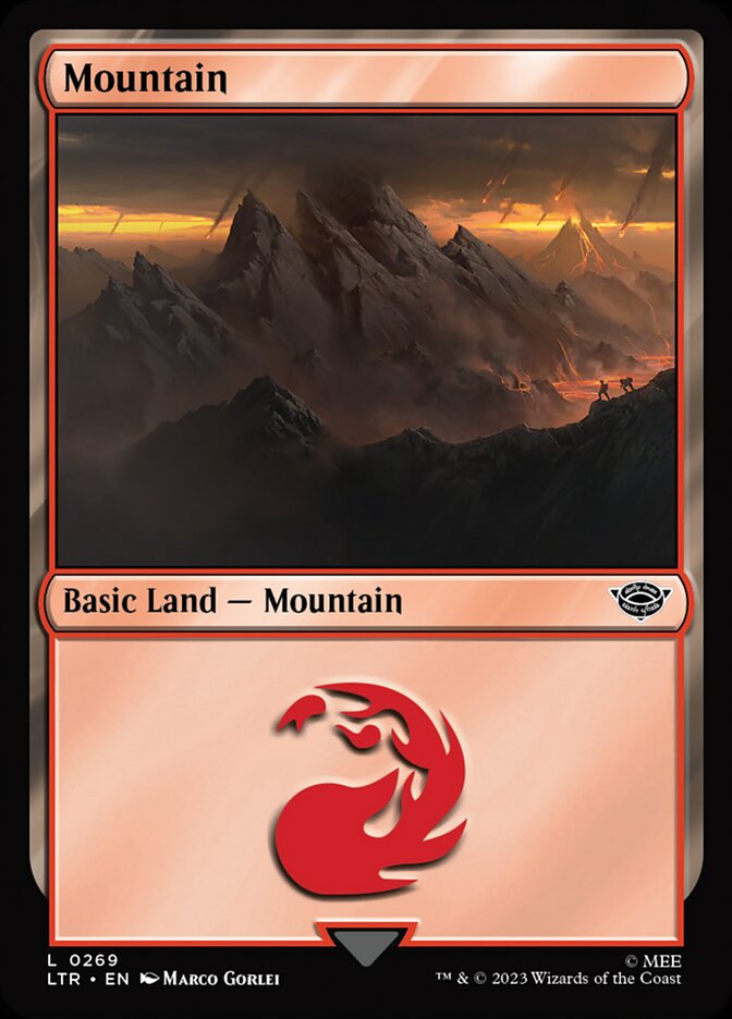 Mountain LTR-269 The Lord of the Rings: Tales of Middle-earth Magic card