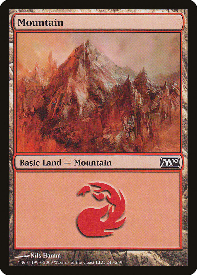 Mountain M10-243 Magic 2010 Magic card