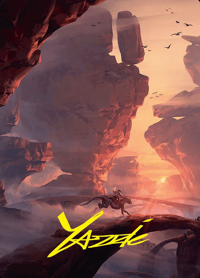 Mountain // Mountain AFDN-24 Foundations Art Series Magic card