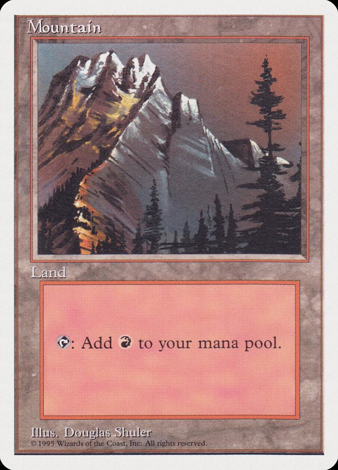 Mountain RQS-60 Rivals Quick Start Set Magic card