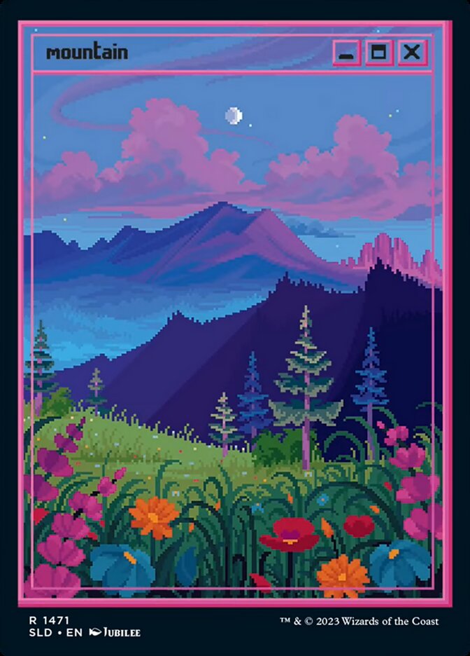 Mountain SLD-1471 Secret Lair Drop Magic card