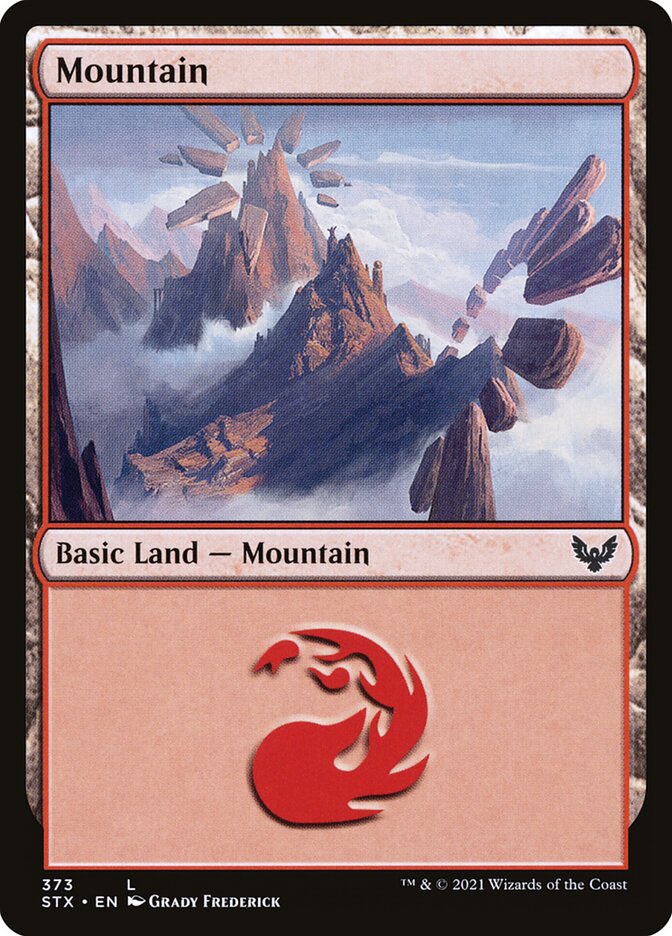 Mountain STX-373 Strixhaven: School of Mages Magic card
