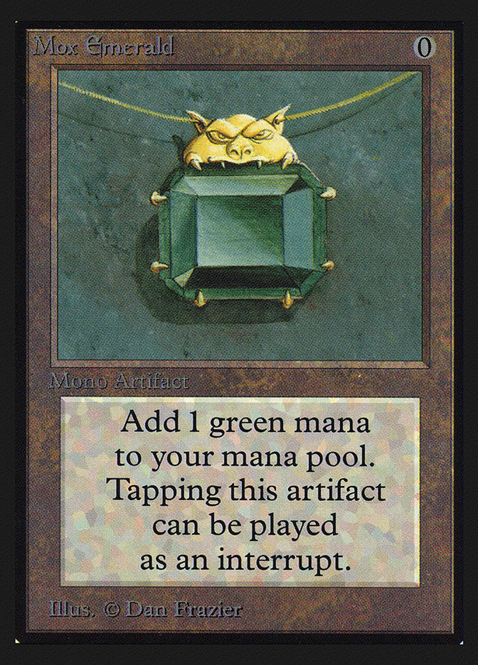 Mox Emerald CEI-262 Intl. Collectors' Edition Magic card