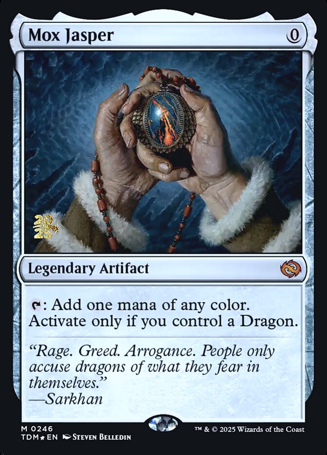 Mox Jasper PTDM-246S Tarkir: Dragonstorm Promos Magic card