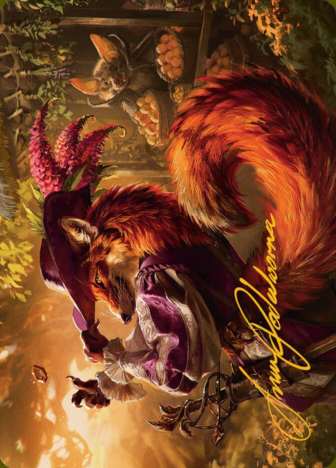 Mr. Foxglove // Mr. Foxglove ABLB-31 Bloomburrow Art Series Magic card