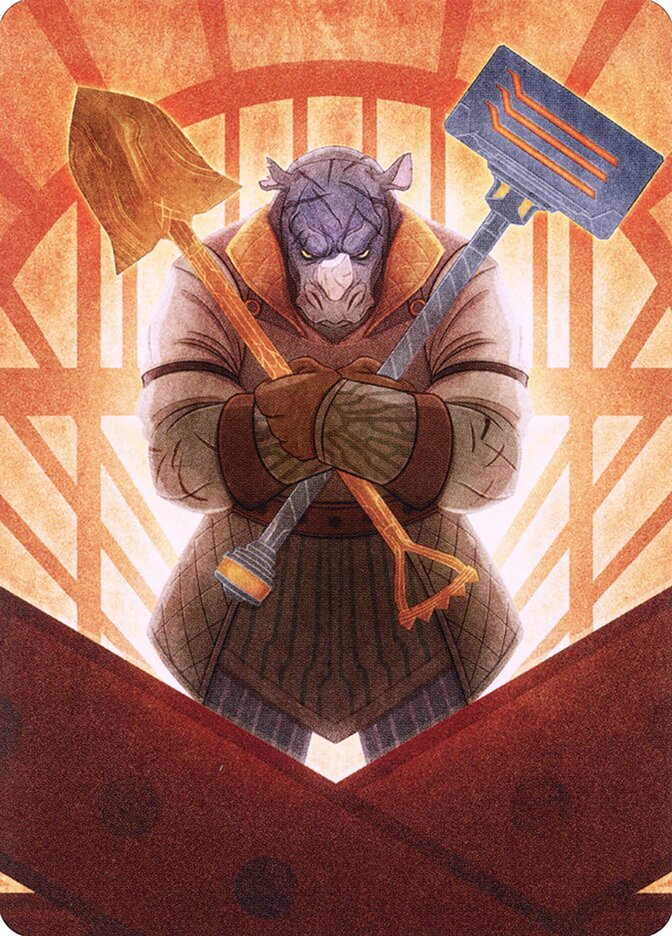 Mr. Orfeo, the Boulder // Mr. Orfeo, the Boulder ASNC-70 New Capenna Art Series Magic card