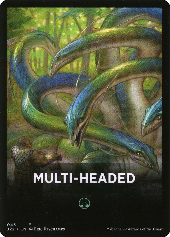 Multi-Headed FJ22-43 Jumpstart 2022 Front Cards Magic card