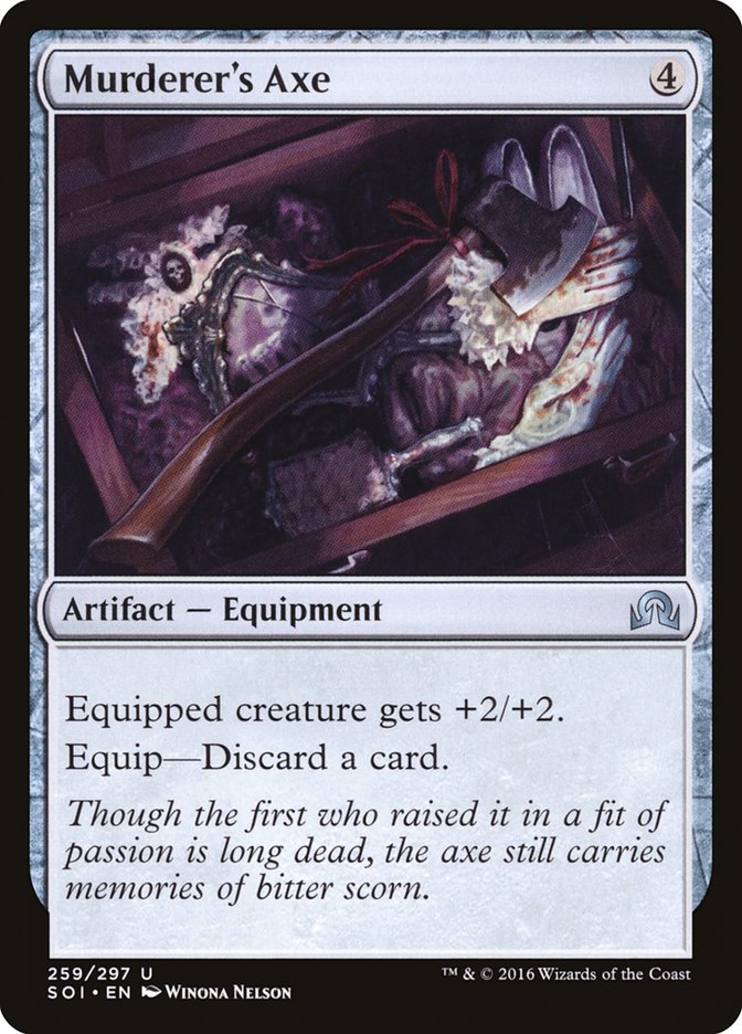Murderer's Axe SOI-259 Shadows over Innistrad Magic card