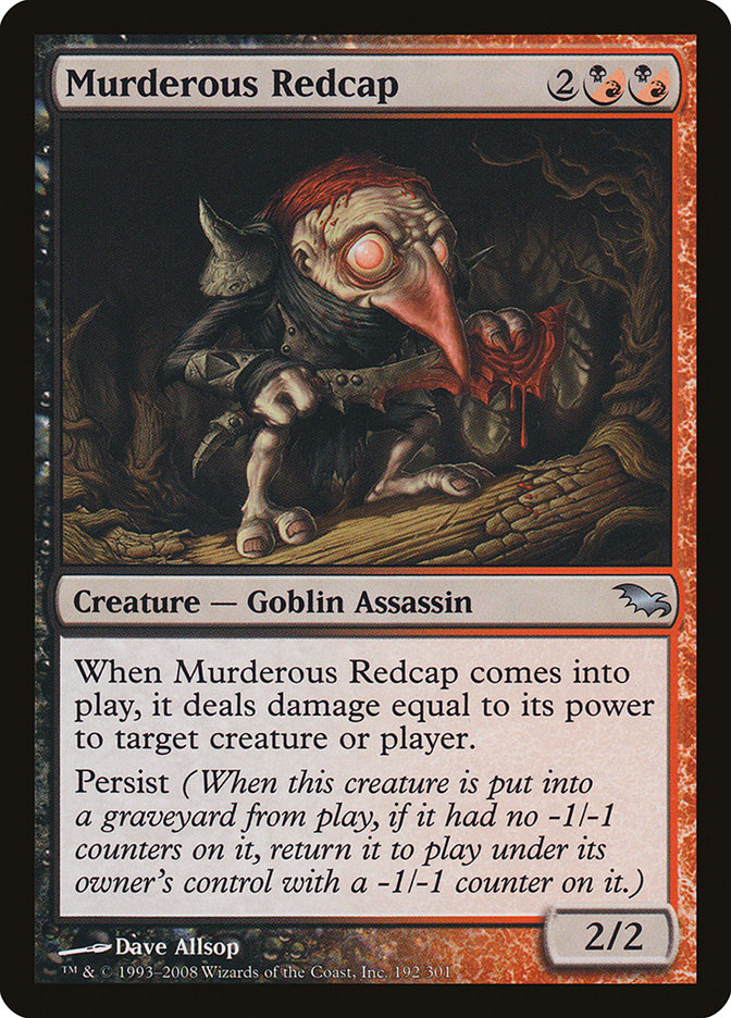 Murderous Redcap SHM-192 Shadowmoor Magic card