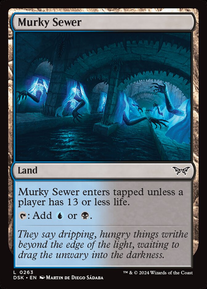 Murky Sewer DSK-263 Duskmourn: House of Horror Magic card