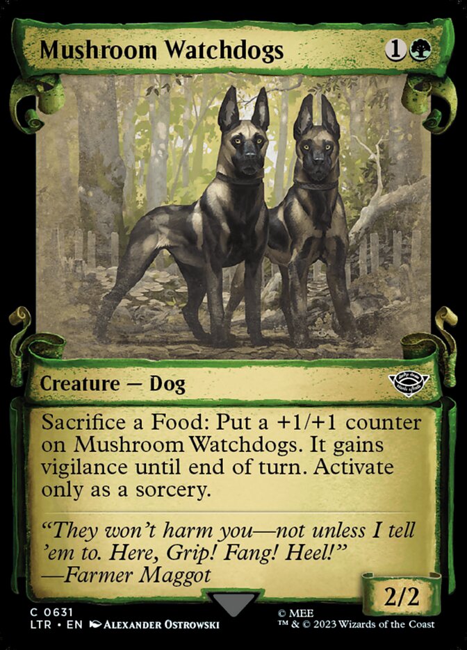 Mushroom Watchdogs LTR-631 The Lord of the Rings: Tales of Middle-earth Magic card