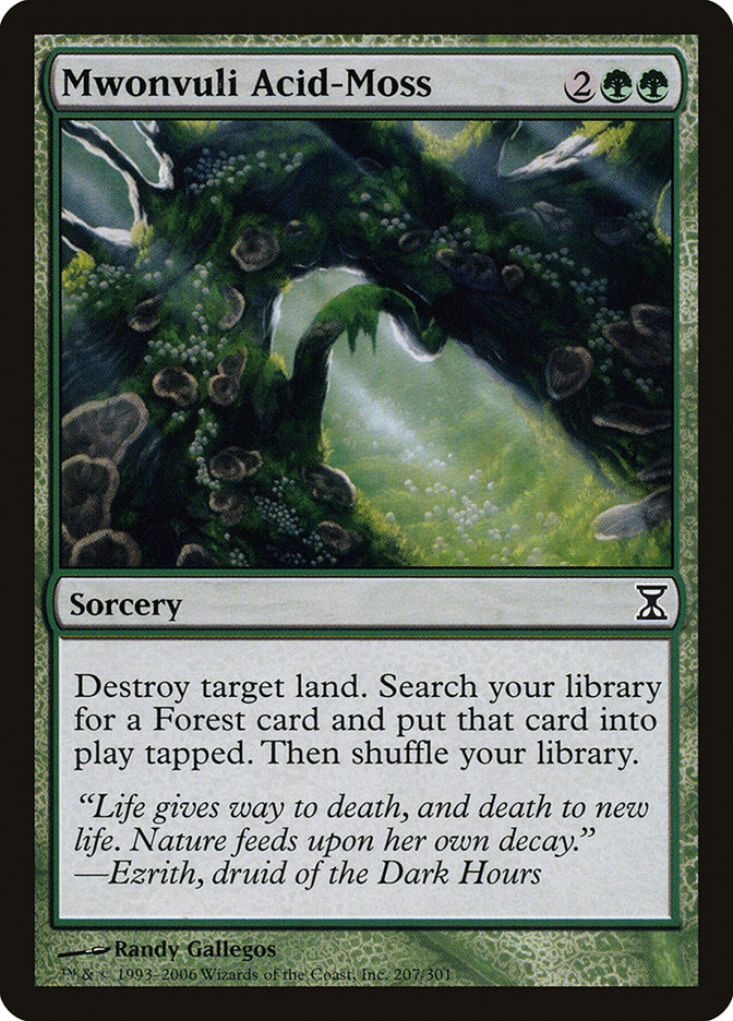 Mwonvuli Acid-Moss TSP-207 Time Spiral Magic card