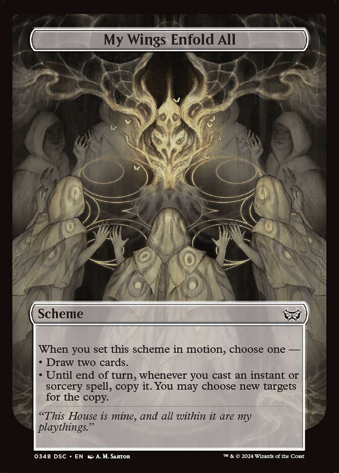 My Wings Enfold All DSC-348 Duskmourn: House of Horror Commander Magic card