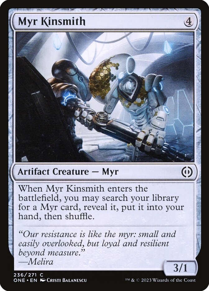 Myr Kinsmith ONE-236 Phyrexia: All Will Be One Magic card