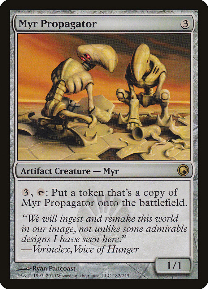 Myr Propagator SOM-182 Scars of Mirrodin Magic card